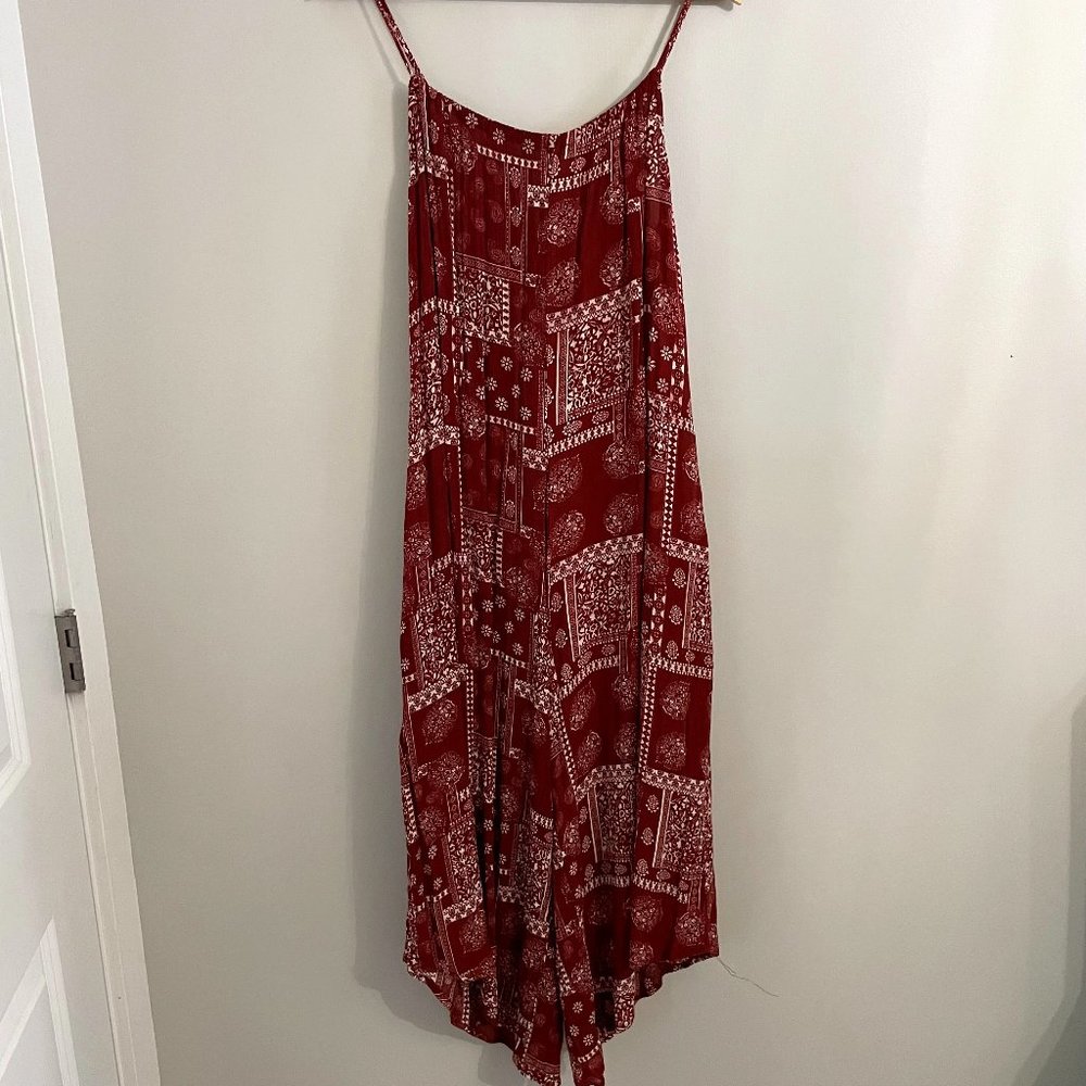 Red Patchwork Jumper